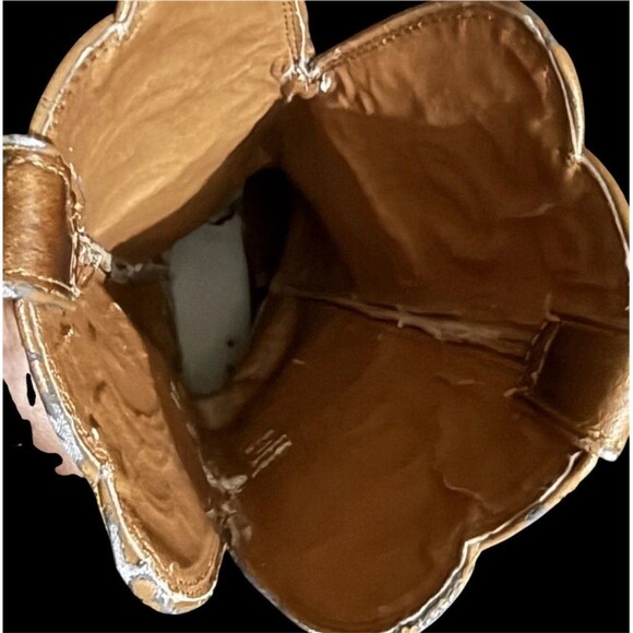 Justin Western Cowboy Boots 10.5 Puma Tan Leather Cowgirl Coastal Boho L2703 - Picture 11 of 12